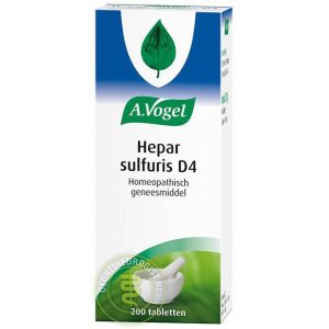 A.Vogel Hepar Sulfuris D4 Tabletten 200st