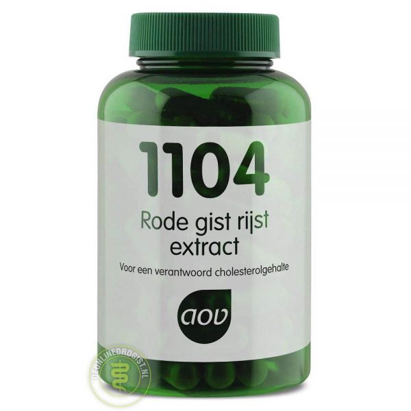 AOV 1104 Rode Gist Rijst Extract Capsules 90st