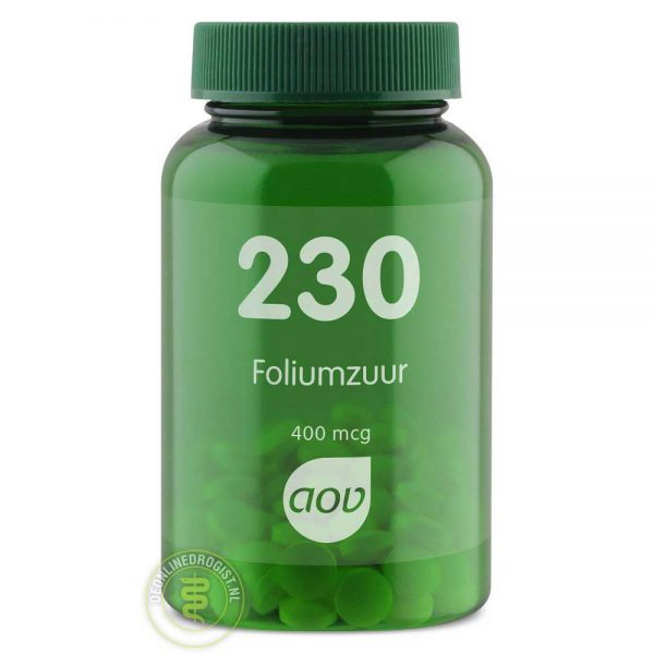 AOV 230 Foliumzuur 400mcg Tabletten 100st