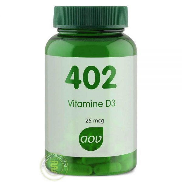 AOV 402 Vitamine D3 25mcg Capsules