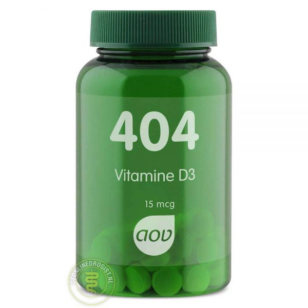 AOV 404 Vitamine D3 15mcg Tabletten 60st