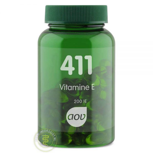 AOV 411 Vitamine E 200IE Capsules 100st