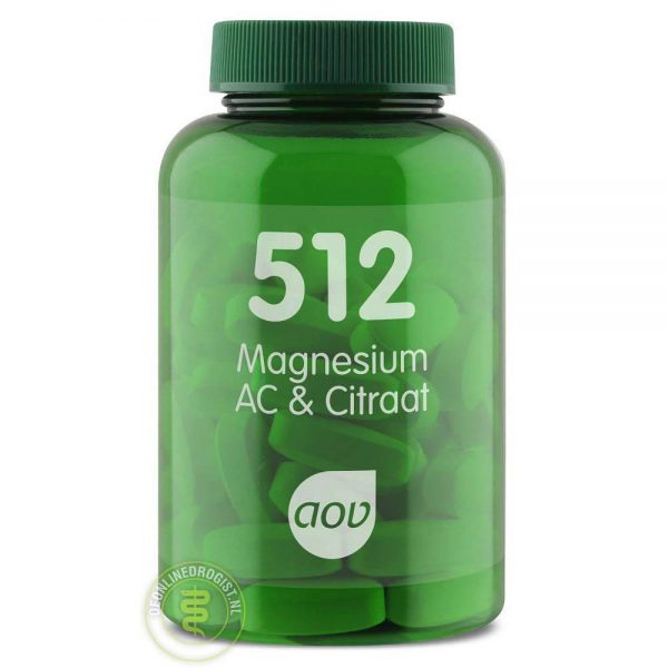 AOV 512 Magnesium AC & Citraat Tabletten 60st