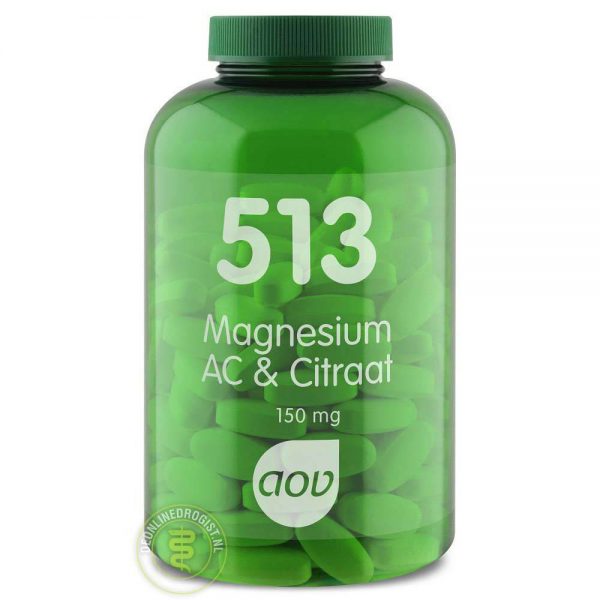 AOV 513 Magnesium AC & Citraat Tabletten 180st