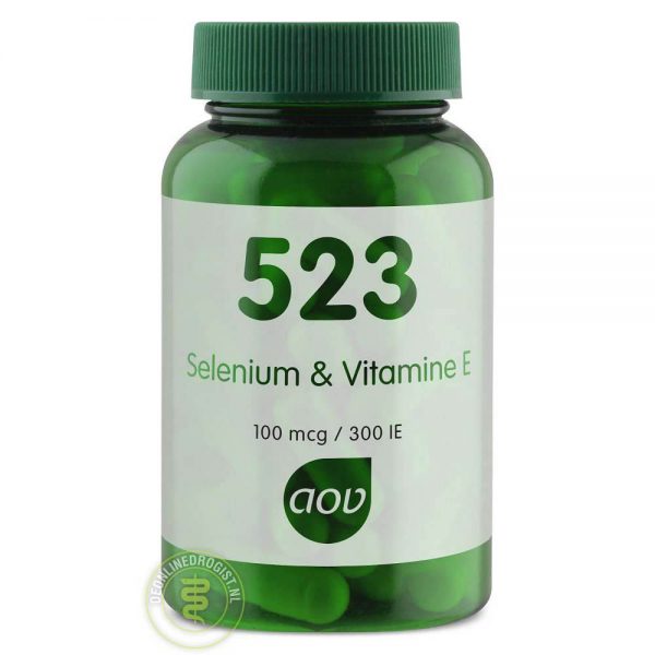 AOV 523 Selenium 100 & Vitamine E300 IE Capsules 60st