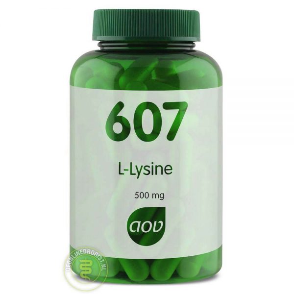 AOV 607 L- Lysine HCl 500mg Capsules 90st