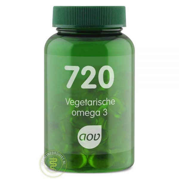 AOV 720 Vegetarische Omega 3 Softgels 60st