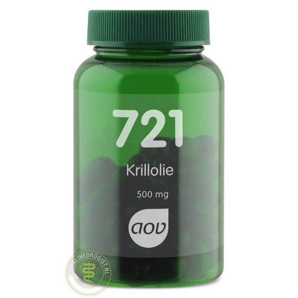 AOV 721 Krillolie 500mg Capsules