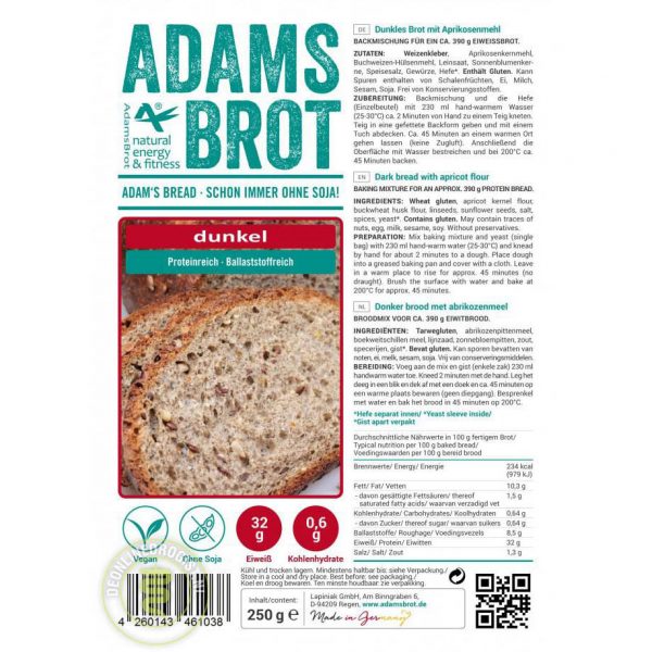 Adams Brot Broodmix Donker