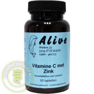 Alive Vitamine C300 + Zink Tabletten 60st