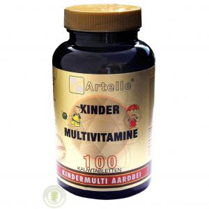 Artelle Multivitamine Kind Aardbei Kauwtabletten 100st