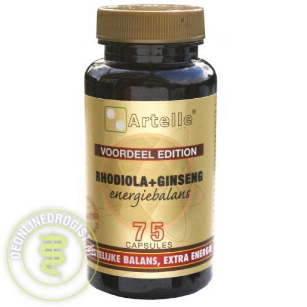 Artelle Rhodiola & Ginseng Energiebalans Capsules