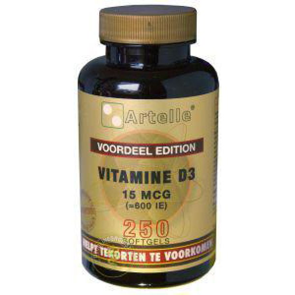 Artelle Vitamine D3 15mcg 250st