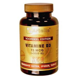 Artelle Vitamine D3 75mcg Softgels 250st