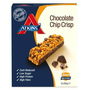 Atkins Chocolate Chip Crisp Grootverpakking (4x150gr)