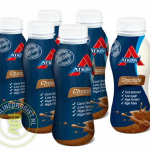 Atkins Shake Ready To Drink Chocolade Grootverpakking (6x330ml)