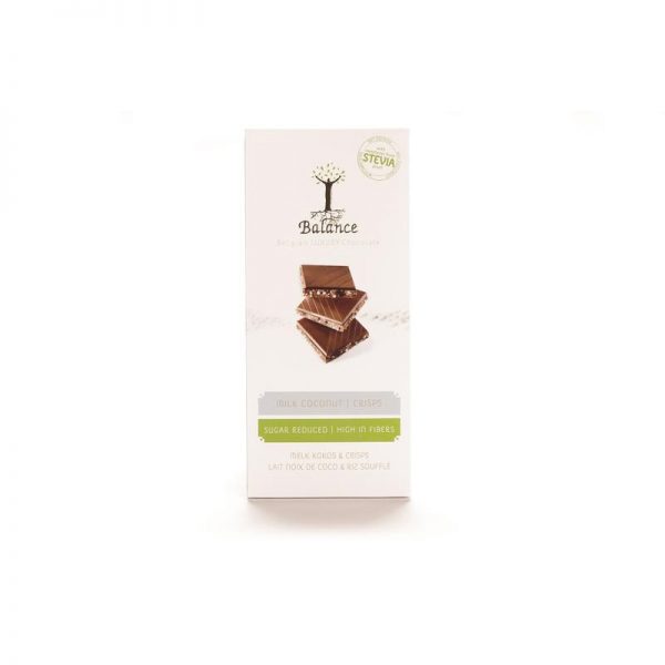 Balance Chocolade Tablet Stevia Kokos Crisps