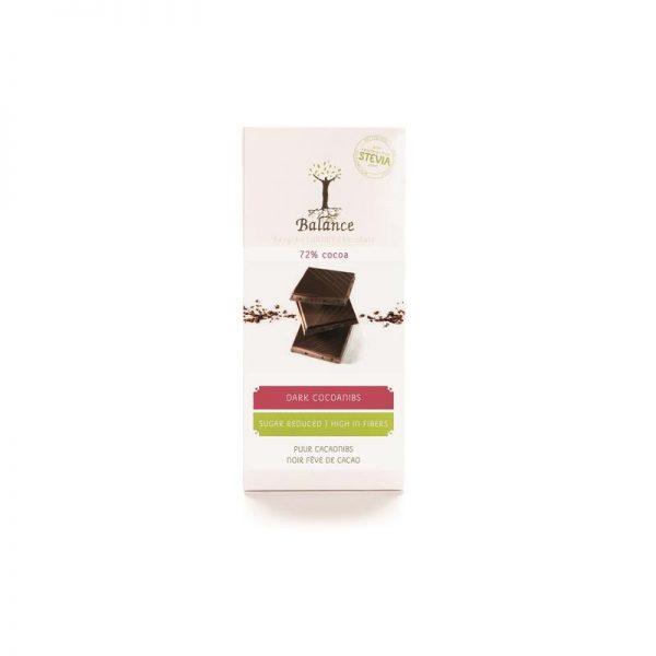 Balance Chocolade Tablet Stevia Puur Cacaonibs