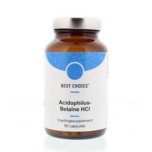 Best Choice Acidophilus Betaine HCL Capsules 60st