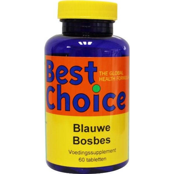 Best Choice Blauwe Bosbes Tabletten 60st