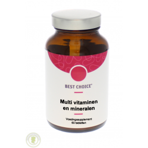 Best Choice Multi Vitaminen En Mineralen Tabletten 60st