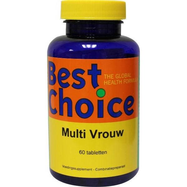 Best Choice Multi Vrouw Tabletten 60st