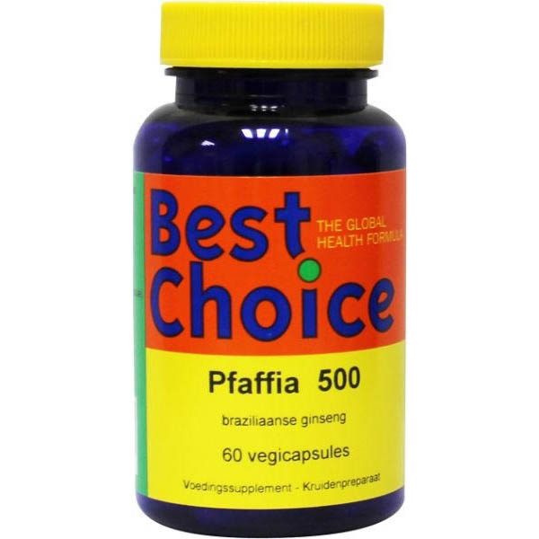 Best Choice Pfaffia-500 Capsules 60st