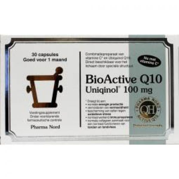 BioActive Q10 Uniqinol 100mg Capsules 30st