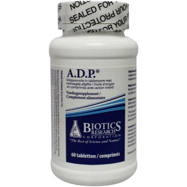 Biotics ADP Oregano Emulsie Time Released Tabletten 60st