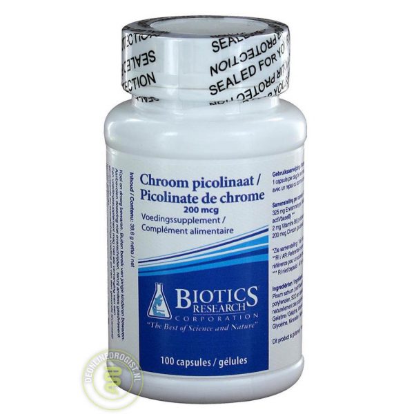 Biotics Chroom Picolinaat 200mcg Capsules