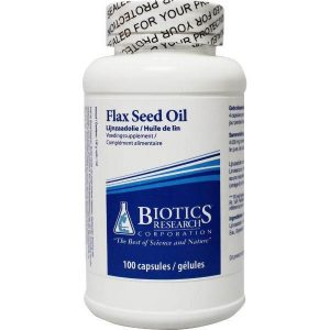 Biotics Flax Seed Oil Capsules