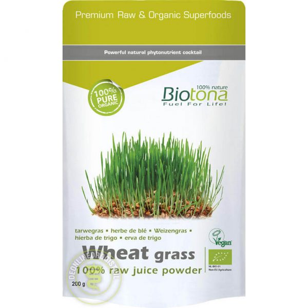 Biotona Wheat Grass Powder Raw