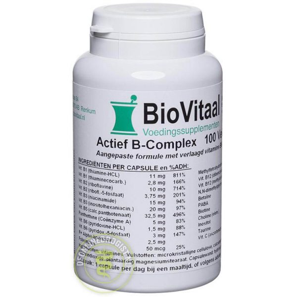 Biovitaal Actief B-Complex Capsules 100st