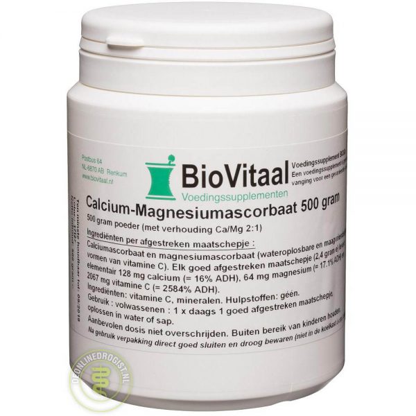 Biovitaal Calcium-Magnesiumascorbaat Poeder