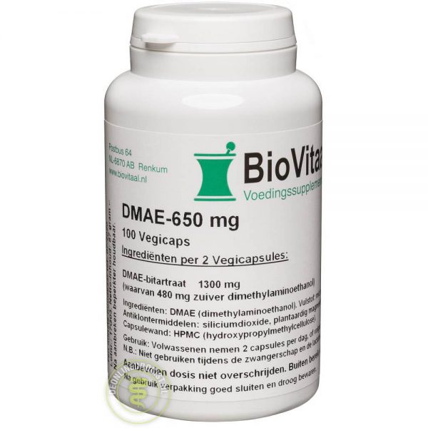 Biovitaal DMAE 650mg Capsules