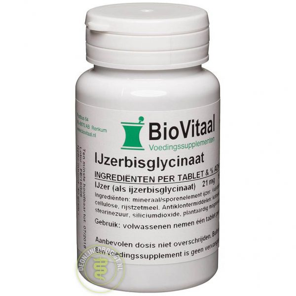 Biovitaal Ijzerbisglycinaat Tabletten