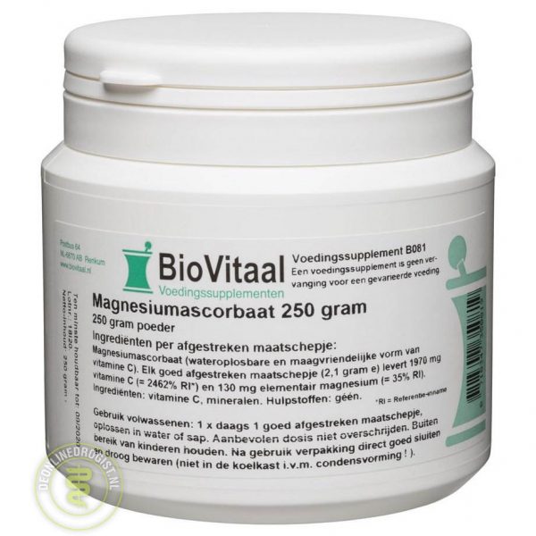 Biovitaal Magnesiumascorbaat Poeder