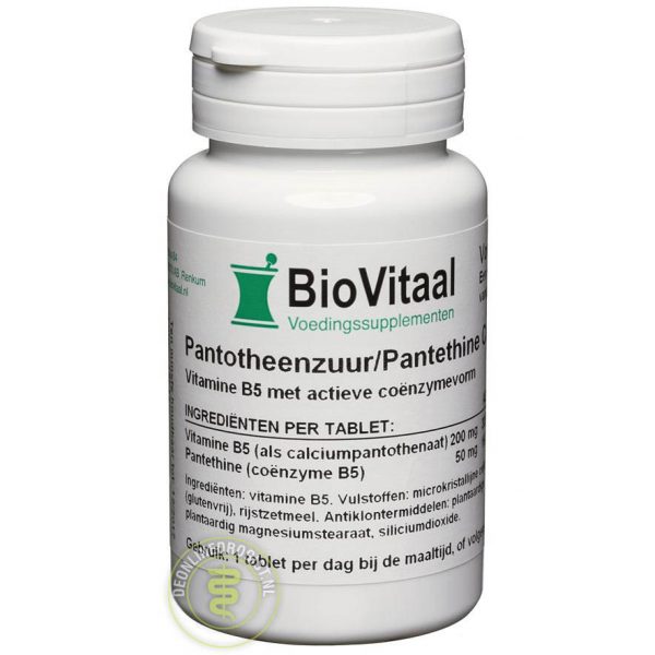 Biovitaal Pantotheenzuur/Pantethine Complex Tabletten 100st