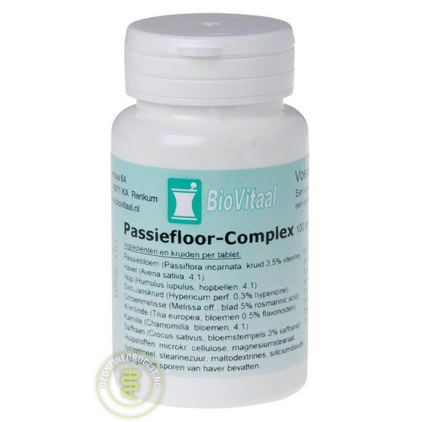 Biovitaal Passiefloor-Complex Tabletten 100st