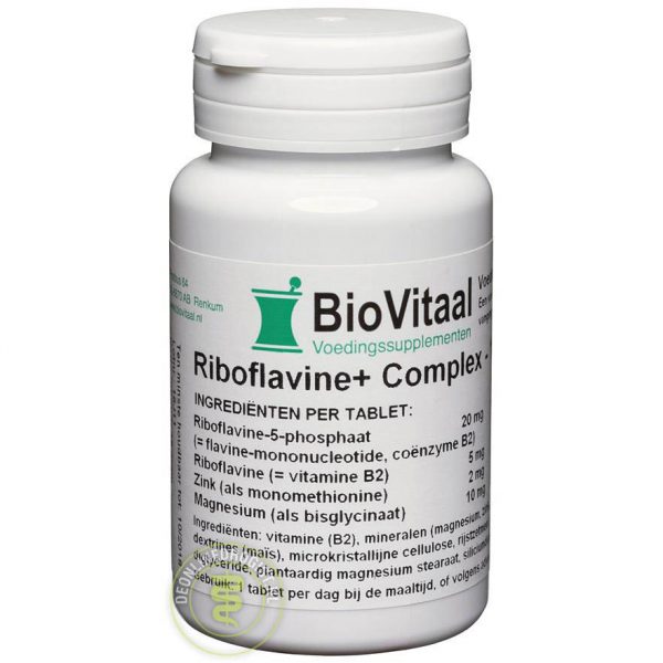 Biovitaal Riboflavine+ Complex Tabletten 100st