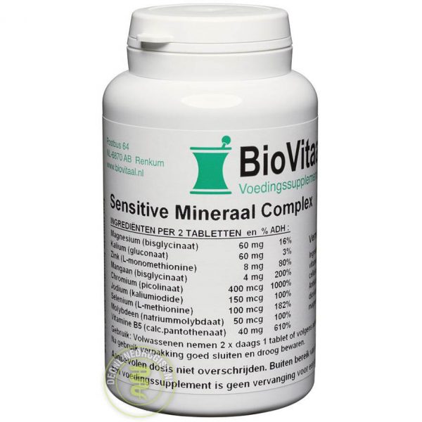 Biovitaal Sensitive Mineraal Complex Tabletten