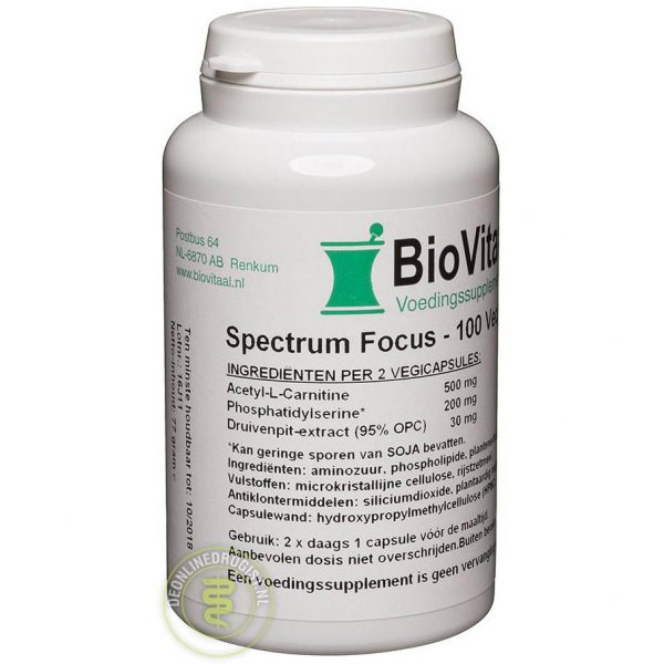 Biovitaal Spectrum Focus Tabletten 100st