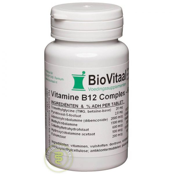 Biovitaal Vit B12 Complex Tabletten 60st