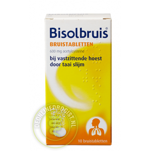 Bisolvon Bisolbruis Bruistabletten