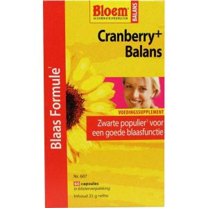 Bloem Cranberry+ Balans Capsules 60st