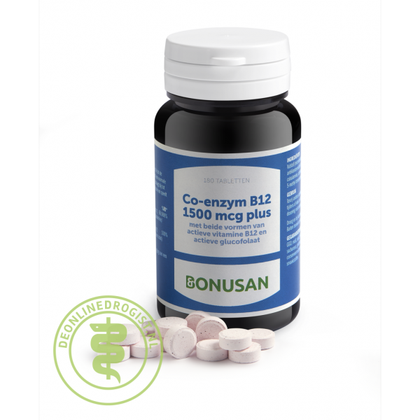 Bonusan Co Enzym B12 1500 Plus Tabletten 180st