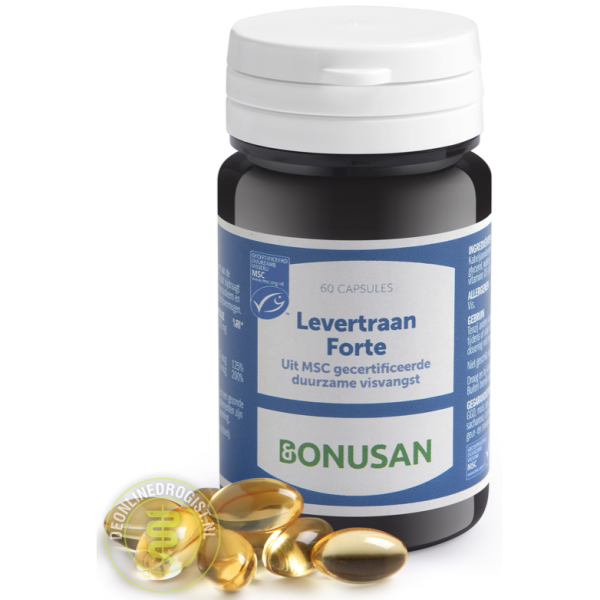 Bonusan Levertraan Forte Capsules 60st