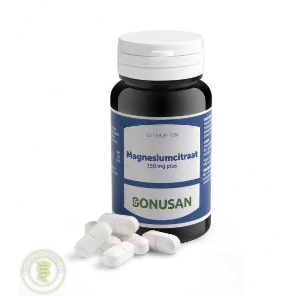 Bonusan Magnesiumcitraat 150mg Tabletten 60st