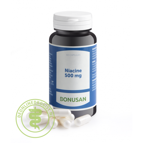 Bonusan Niacine 500mg Capsules 60st