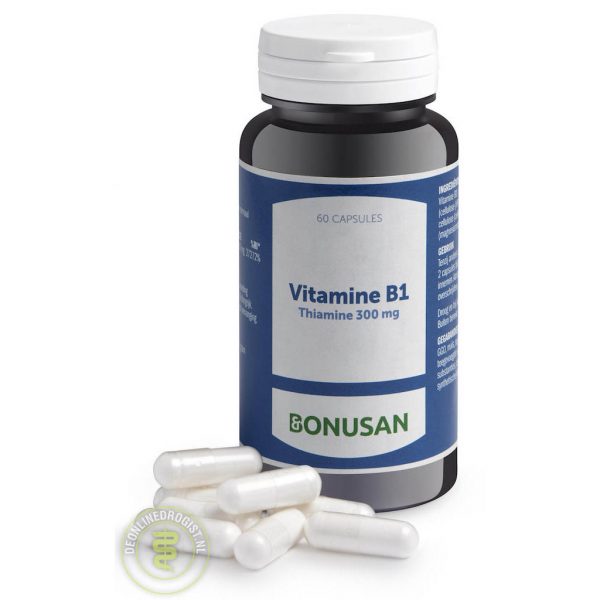 Bonusan Vitamine B1 Thiamine 300mg Capsules